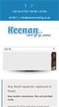 Mobile Screenshot of keenanroofing.co.uk